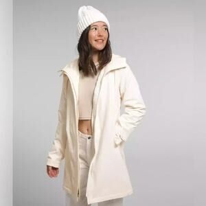 The North Face Shelbe Raschel Parka Jacket Fleece Lined Gardenia White Medium